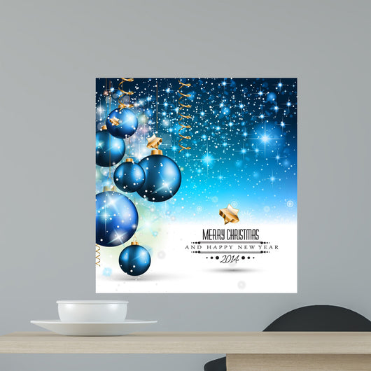 2014 Christmas Background with a waterfall of ray lights