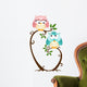 Cute Couple Owls On The Tree Wall Decal