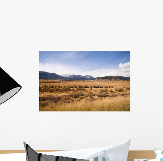 Wide open range land just west of Denver, Colorado. Wall Mural