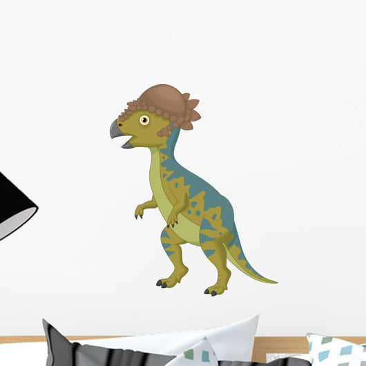 Pachycephalosaurus Cartoon Wall Mural