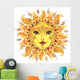 Cartoon Sun Wall Mural