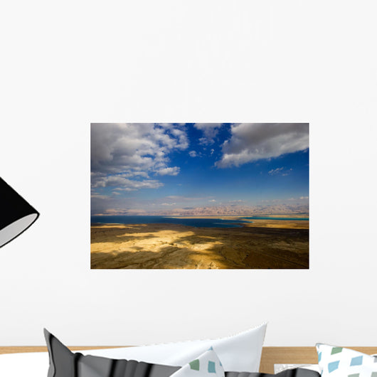 Dead Sea View of Ancient City Masada Wall Mural