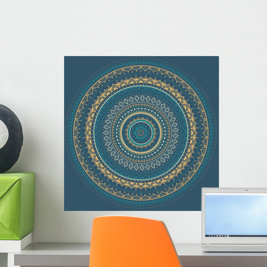 Mandala Indian Decorative Pattern Wall Decal