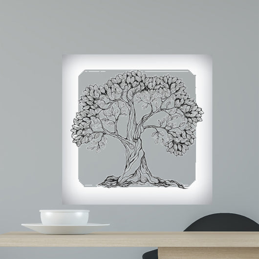 Hand drawn tree symbol