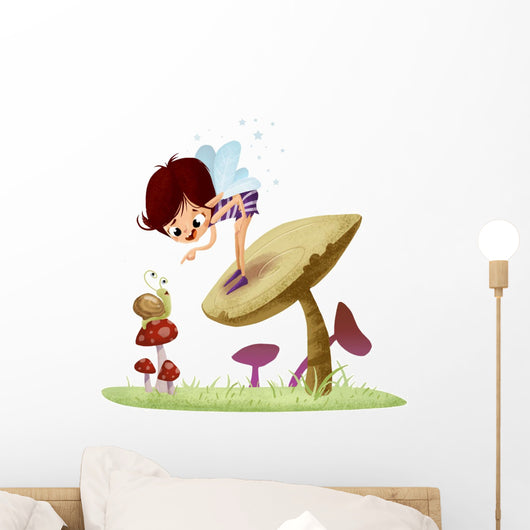 Chatty Fairy Nymph Wall Decal