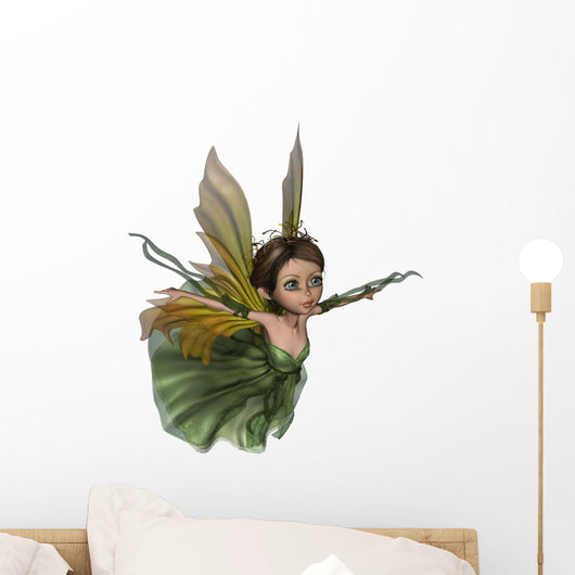 Flying Little Fairy Butterfly Wall Decal