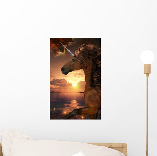 Unicorn Stargazer Wall Mural