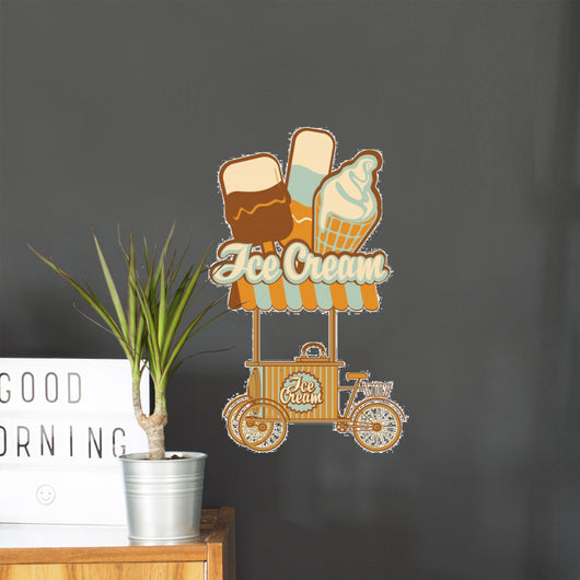 Tray on Wheels for Ice Cream Sales