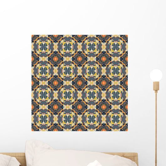 Abstract Pattern Seamless Arabesque Wall Decal Design 1