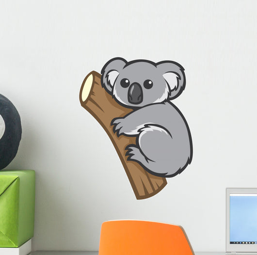 cute koala on a tree Wall Decal