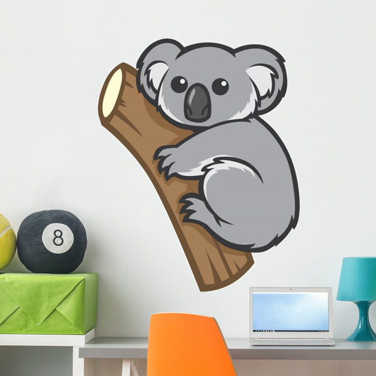 cute koala on a tree Wall Decal