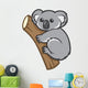 cute koala on a tree Wall Decal