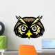 owl head mascot Wall Decal