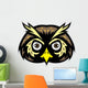 owl head mascot Wall Decal