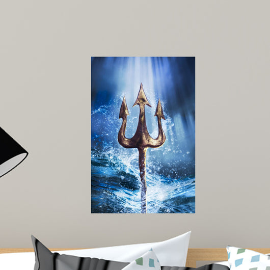 Trident on a dramatic background
