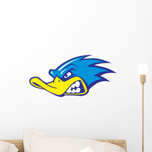 fast duck mascot Wall Decal