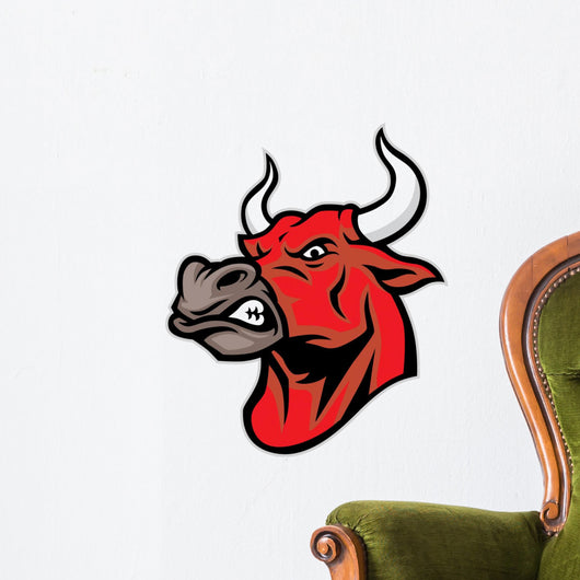 bull mascot Wall Decal