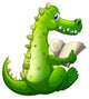 A Crocodile Reading