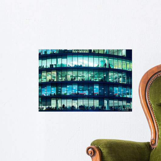 Skyscraper Windows London Wall Decal