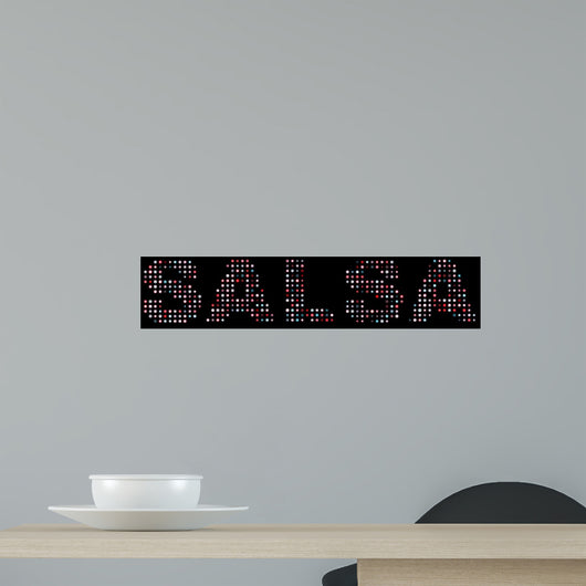 Salsa led text