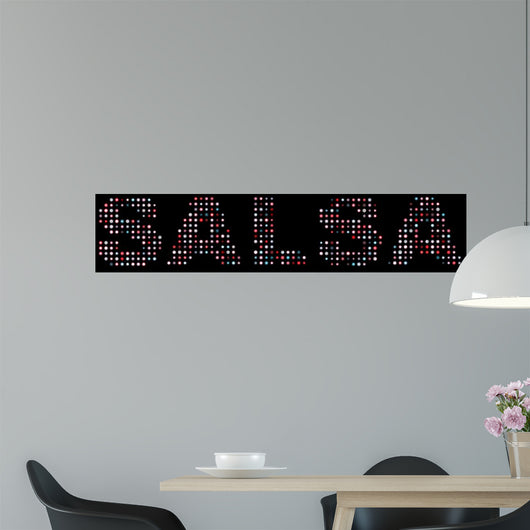 Salsa led text
