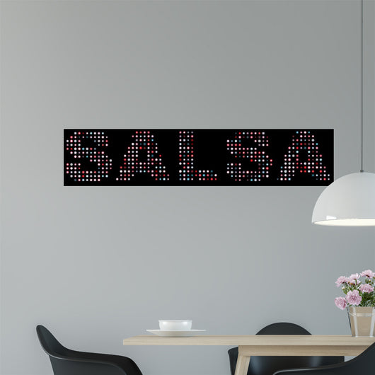 Salsa led text