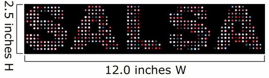 Salsa led text