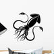 Black Squid Wall Decal