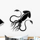 Black Squid Wall Decal
