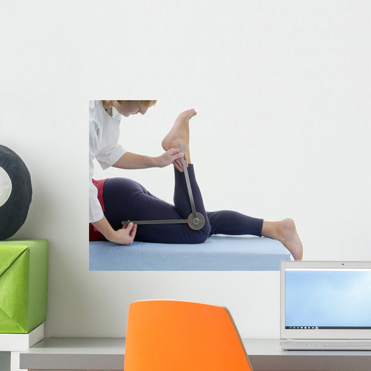 Measurement Knee Joint Flexion Wall Decal