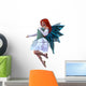 Red Haired Fairy Wall Decal