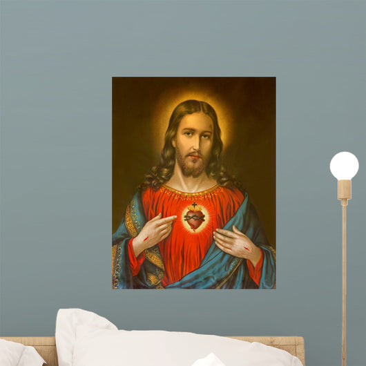 typical catholic image of heart of Jesus Christ