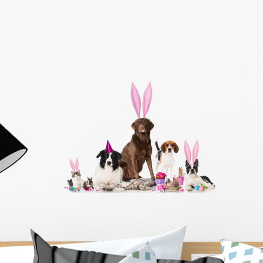 Tierische Ostern Wall Decal