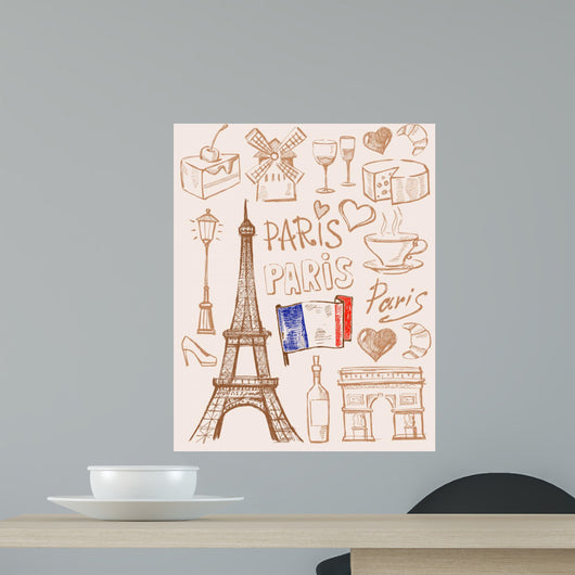 Vector Hand Drawn Paris Illustration