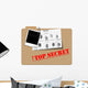 Top Secret follder Wall Decal
