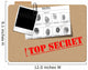 Top Secret follder Wall Decal