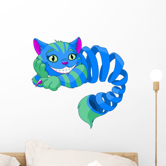 Disappearing Cheshire Cat Wall Decal