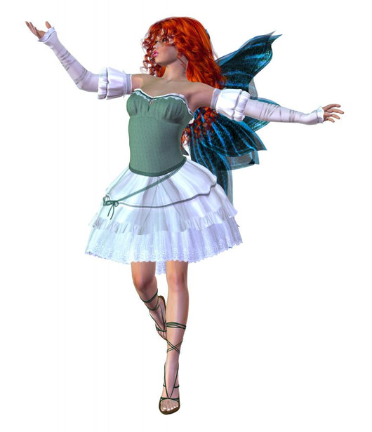 Red haired fairy Wall Decal