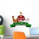 Farm Animals, a Barnhouse and a Signboard