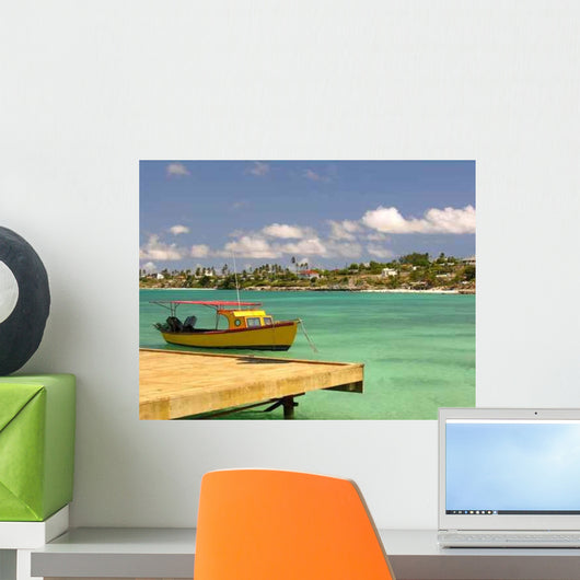 Caribbean Footbridge Wall Decal