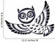Silhouette Flying Owl Wall Decal
