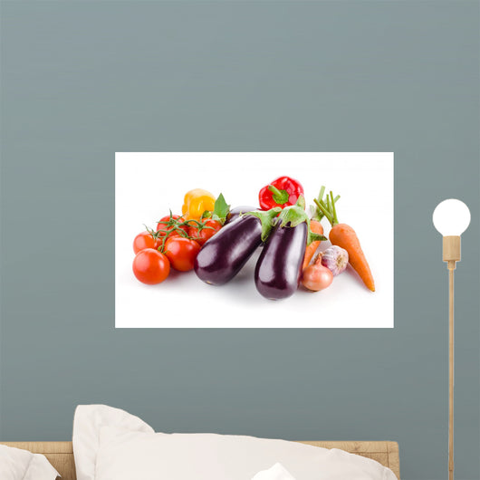 Vegetables isolated on a white background