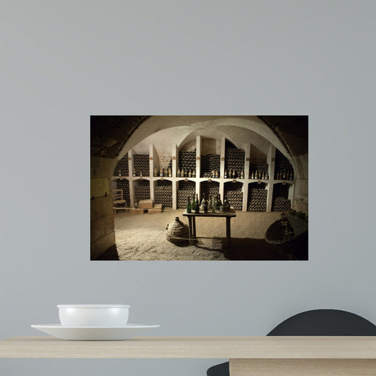 The cellar to the storage of wine in the castle Valencay
