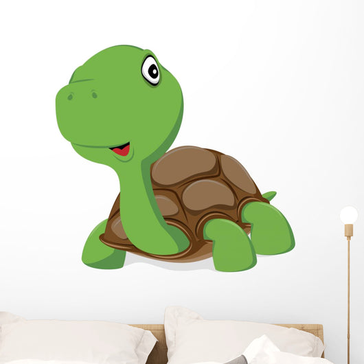 Cute Baby Turtle Wall Decal