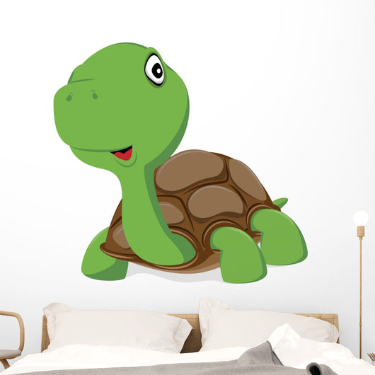Cute Baby Turtle Wall Decal