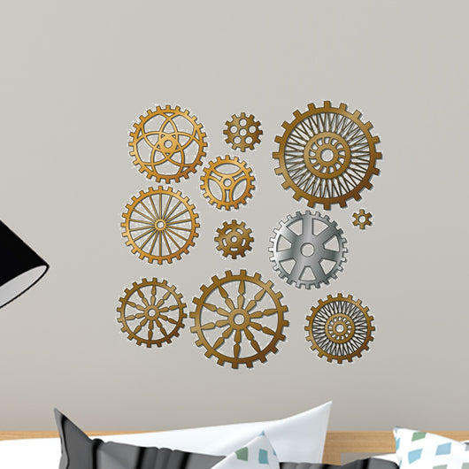 Gears Wall Decal Design 3