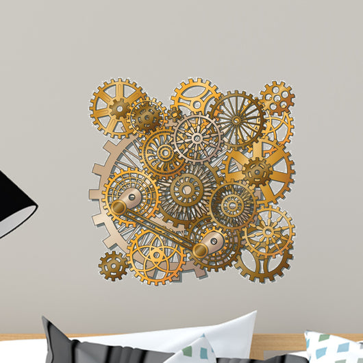 Gears Wall Decal Design 2