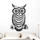 Decorative Silhouette Owl Wall Decal