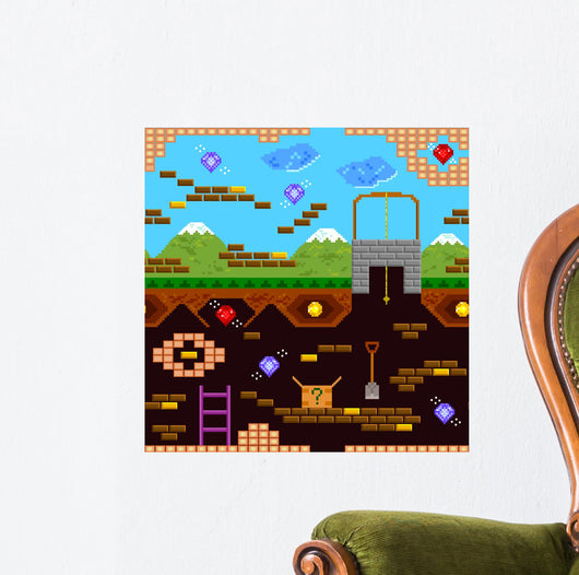 retro video game Wall Mural
