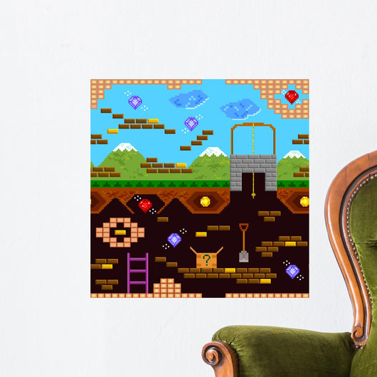 retro video game Wall Mural